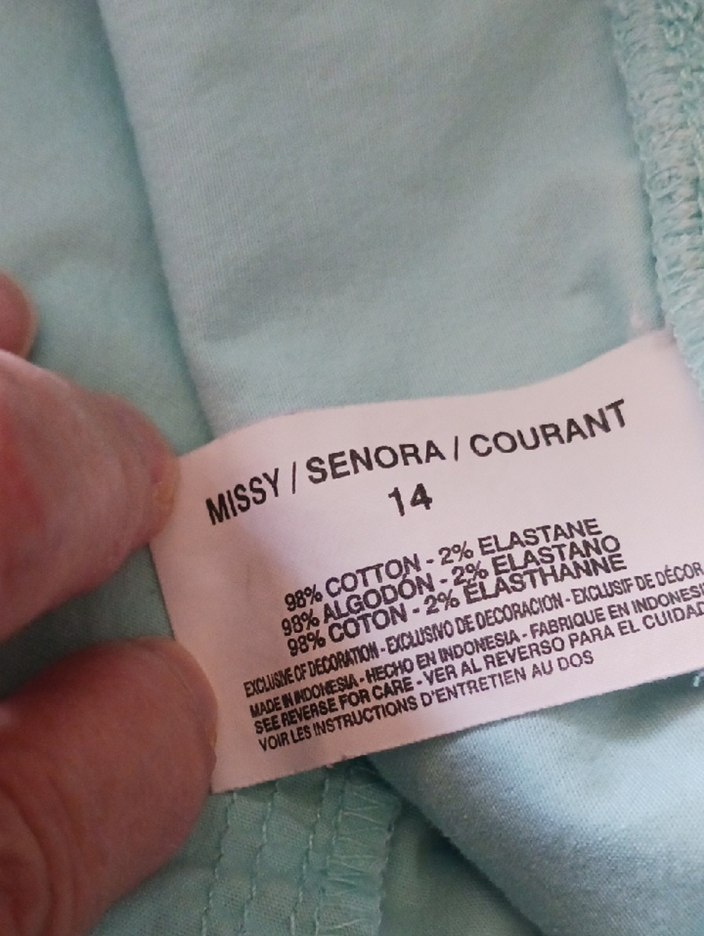 Gloria Vanderbilt Mint Green Capri Pants - Picture 13 of 16